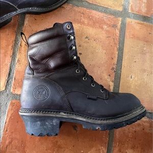 Red Wing Steel Toed boots Size 10